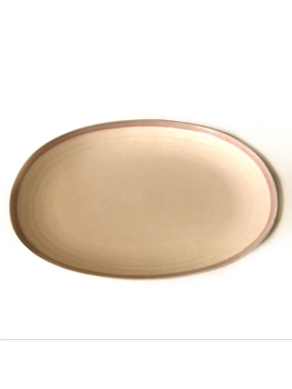 Pfaltzgraff Serving Platter Aura Pink Collection